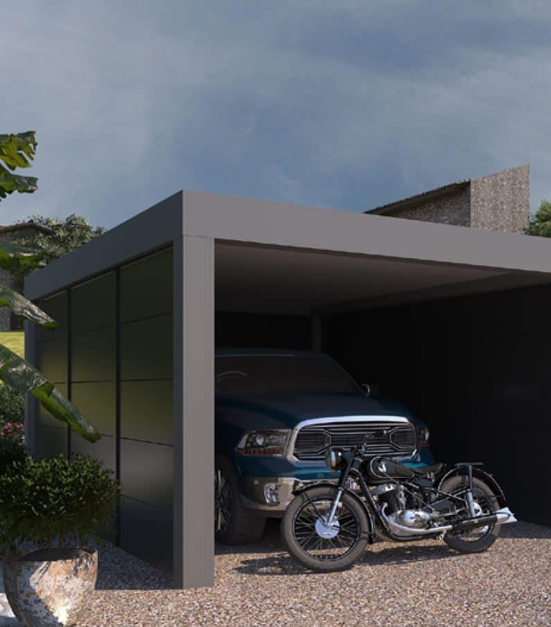 Carport connor fermé