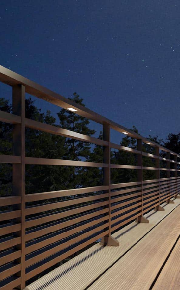 garde corps sur terrasse bois