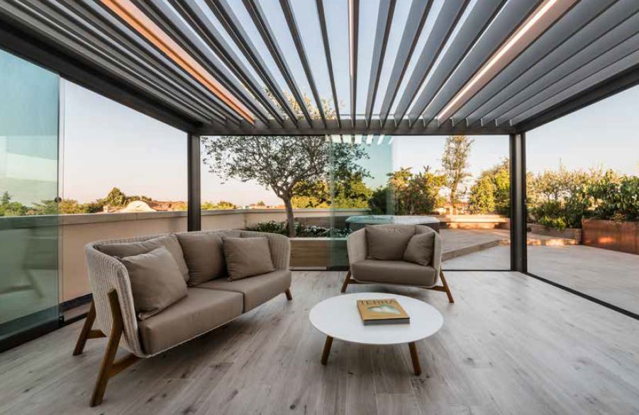 pergola bioclimatique lames orientables