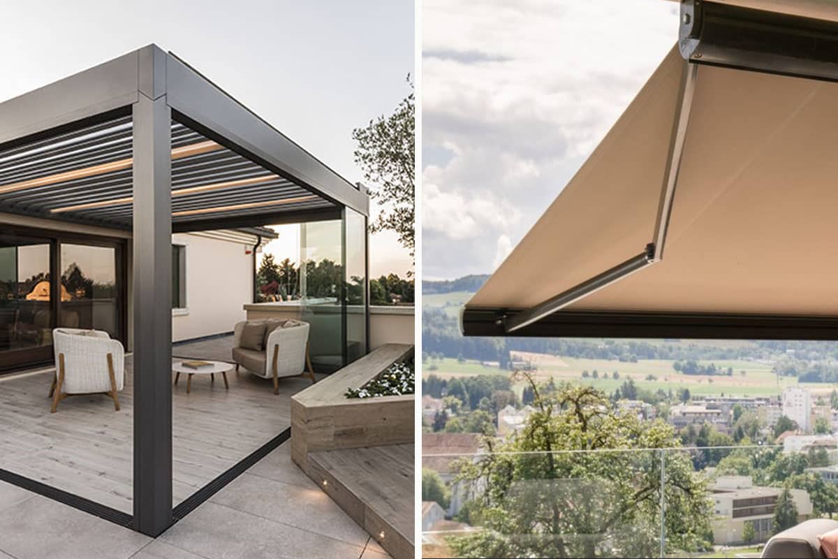 pergola vs store banne